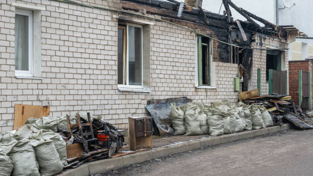 Professional Fire Damage Repair technician working in Silver Lake, NJ